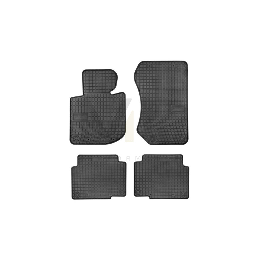 FROGUM Tailored 546351 Floor mat set for BMW 3 Series Elastomer, Front and Rear, Quantity: 4, Black, (LHD)
