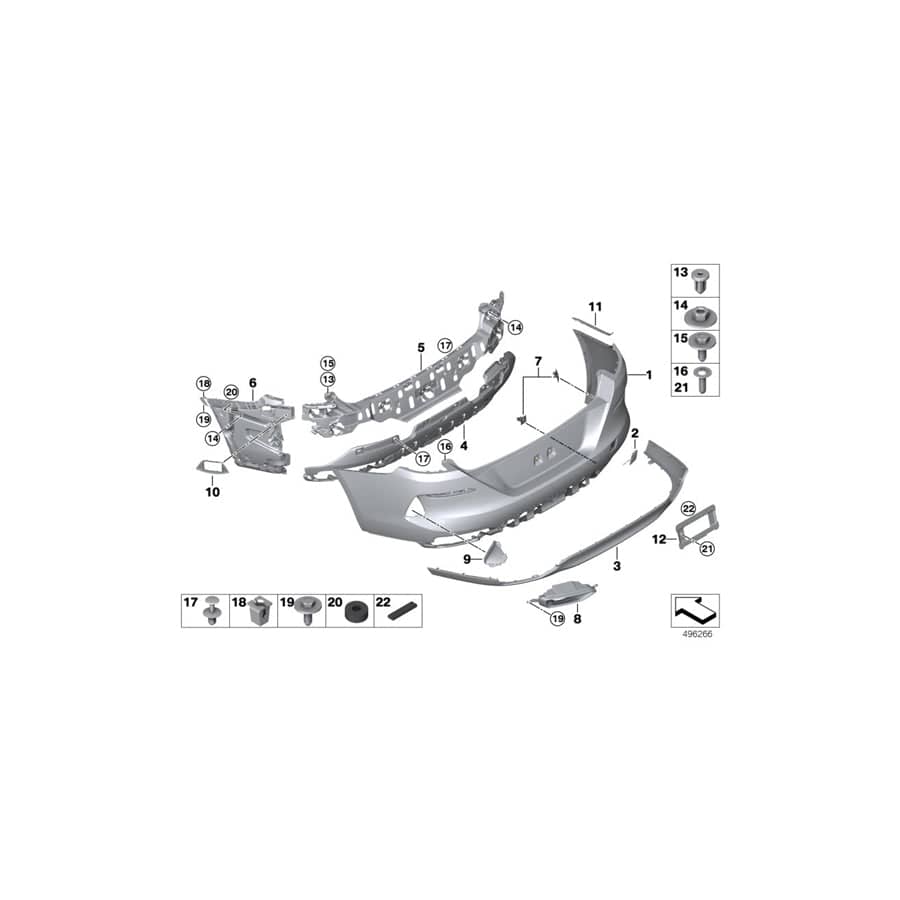 Genuine BMW 51127447112 G15 F92 G14 Right Protection Foil (Inc. M850iX, M8 & 840dX)