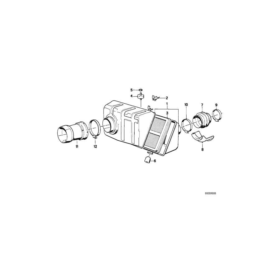 Genuine BMW 13712242318 E30 Venturi (Inc. 324td)