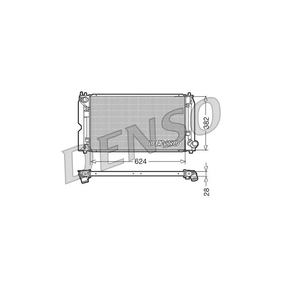 DENSO DRM50012 Engine Radiator