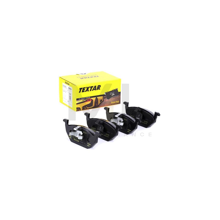 TEXTAR 2313001 Brake pad set not prepared for wear indicator