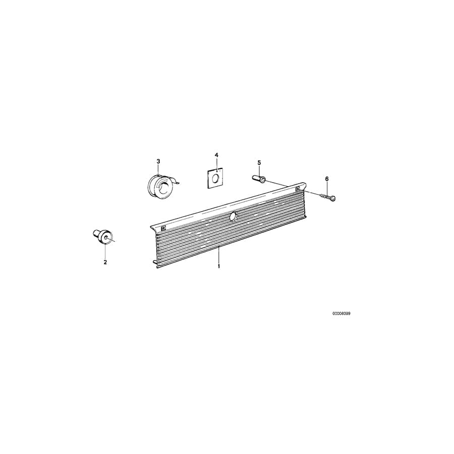 Genuine BMW 51131851078 E21 Base (Inc. 320)