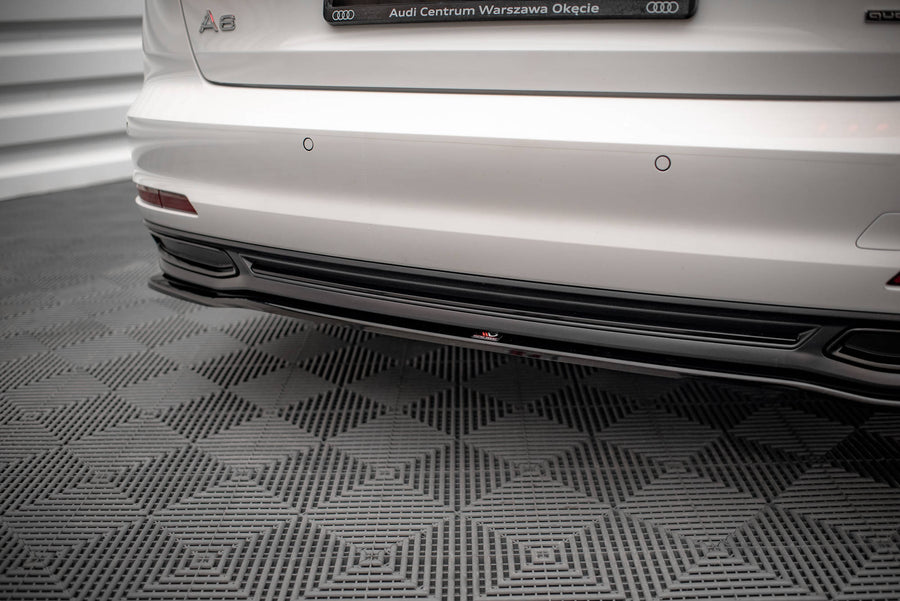 Maxton Design Audi A6 C8 Central Rear Splitter
