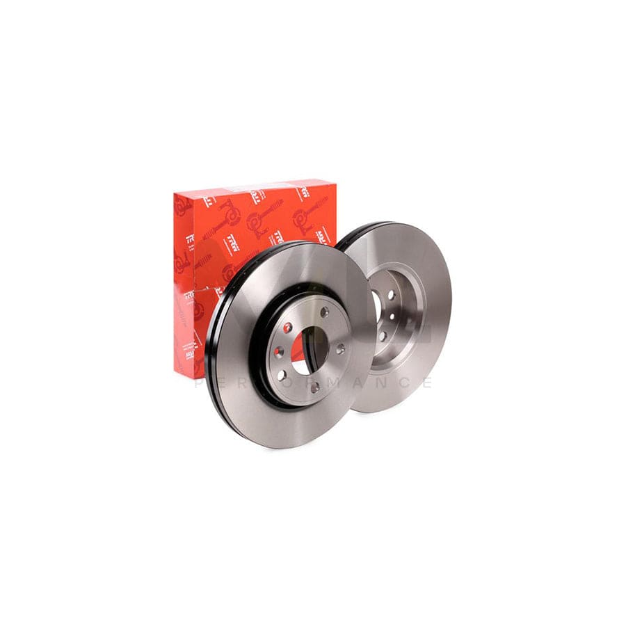 TRW DF4275S Brake Disc Vented, Painted, High-carbon - 1 piece