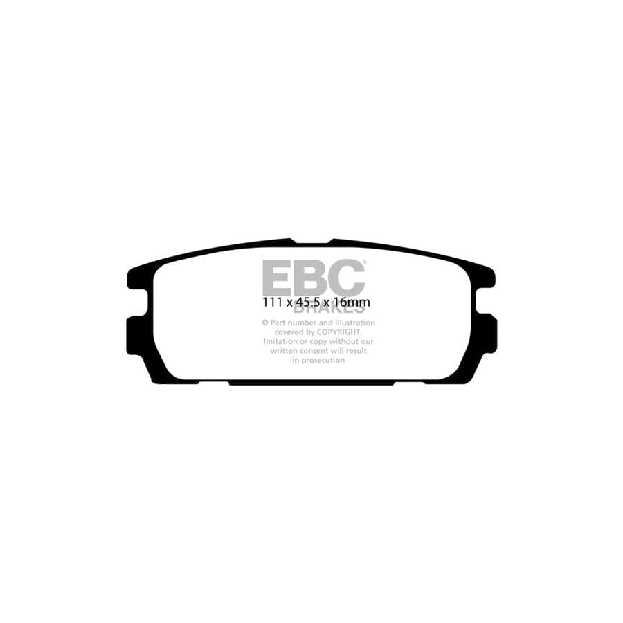 EBC PDKR435 Hyundai Terracan Ultimax Rear Brake Pad & Plain Disc Kit 2 | ML Performance UK Car Parts
