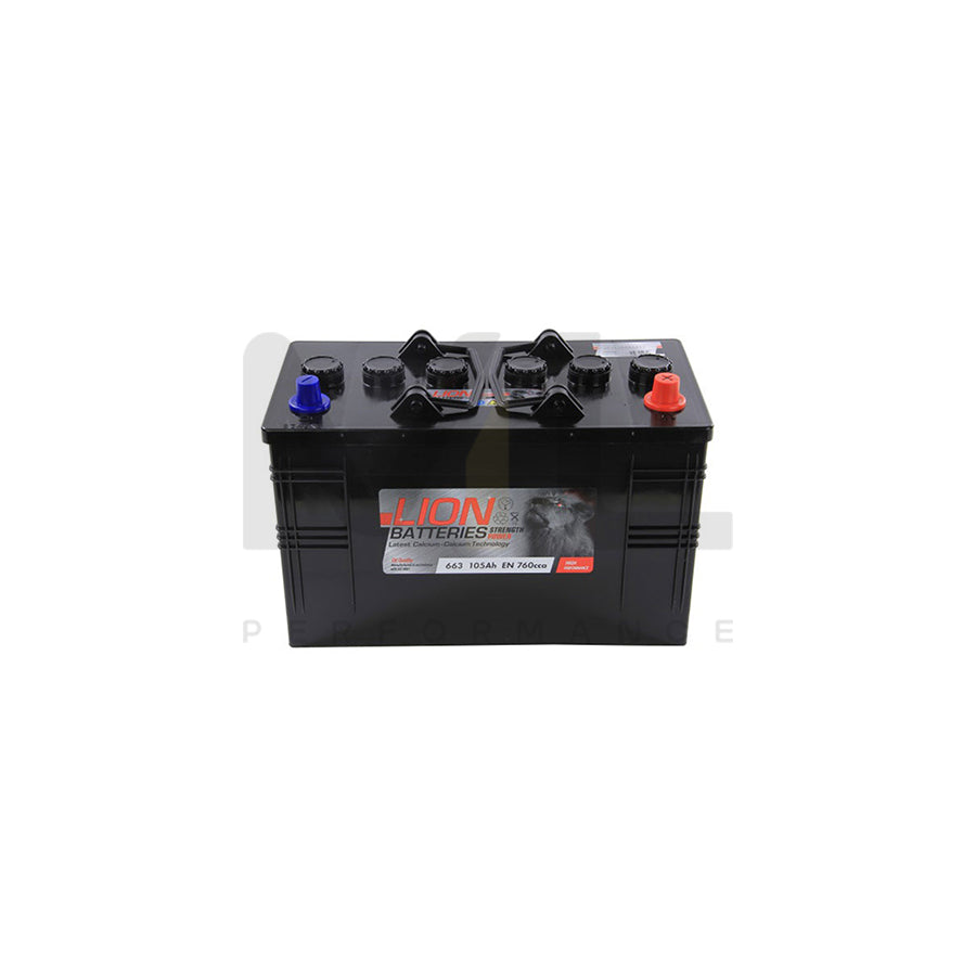 Lion Commercial Battery 663 - 2 Year Guarantee