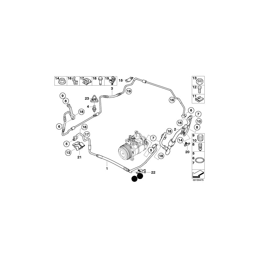 Genuine BMW 11427789289 F21 E61 Clip Nut M6-ZNS3 (Inc. X1 25dX, 730dX & Cooper D 2.0)