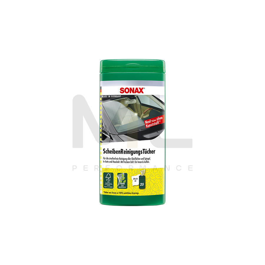 Sonax Glass Cleaning Wipes (Box) 25pcs.