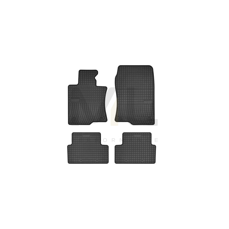 FROGUM Tailored 0835 Floor mat set for HONDA Accord VIII Saloon (CU) Elastomer, Front and Rear, Quantity: 4, Black, (LHD)