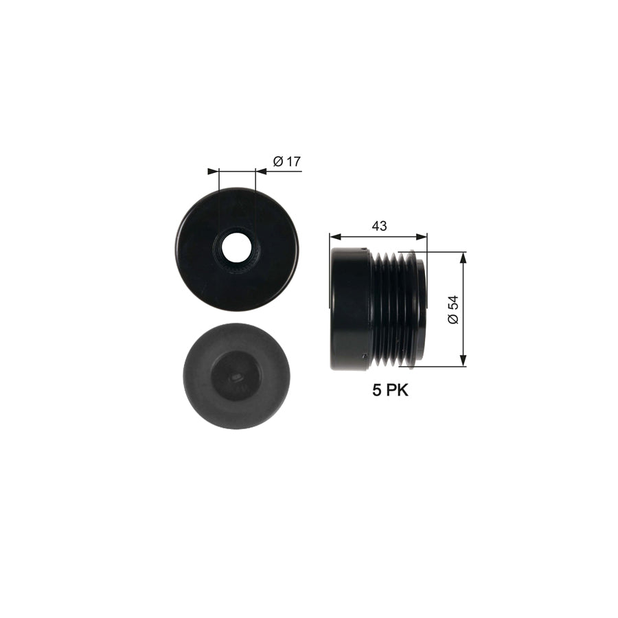 Gates OAP7031 Alternator Freewheel Clutch
