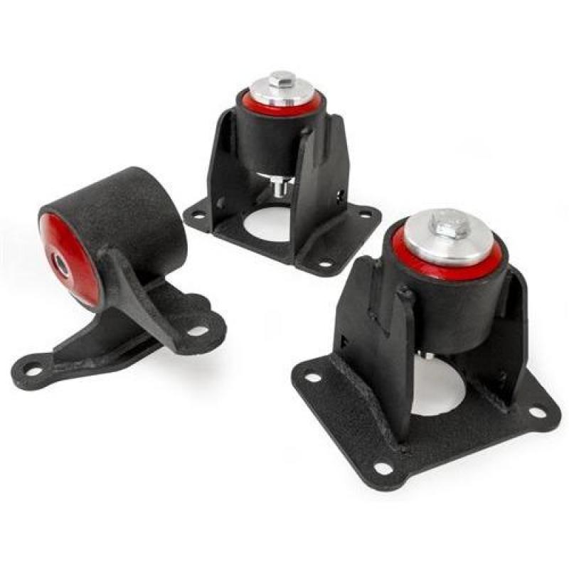 Innovative Mounts Innovative 98-02 Accord J-Series Black Steel Mounts 75A Bushings (Auto Chassis Auto Trans)