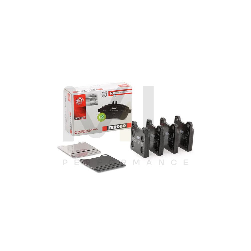 Ferodo Premier Eco Friction FDB704 Brake Pad Set Not Prepared for Wear Indicator, Without Accessories