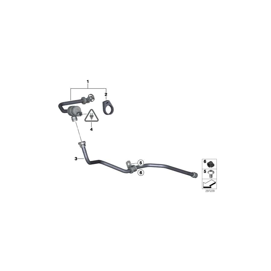 Genuine BMW Mini 07146976577 E88 E84 E92 Fillister Head Screw With Collar M8X16 (Inc. X1 20dX, X1 28i & Cooper SD)