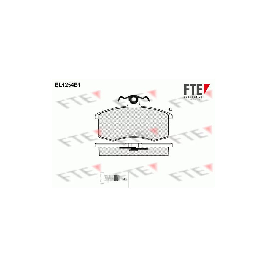 FTE Bl1254B1 Brake Pad Set