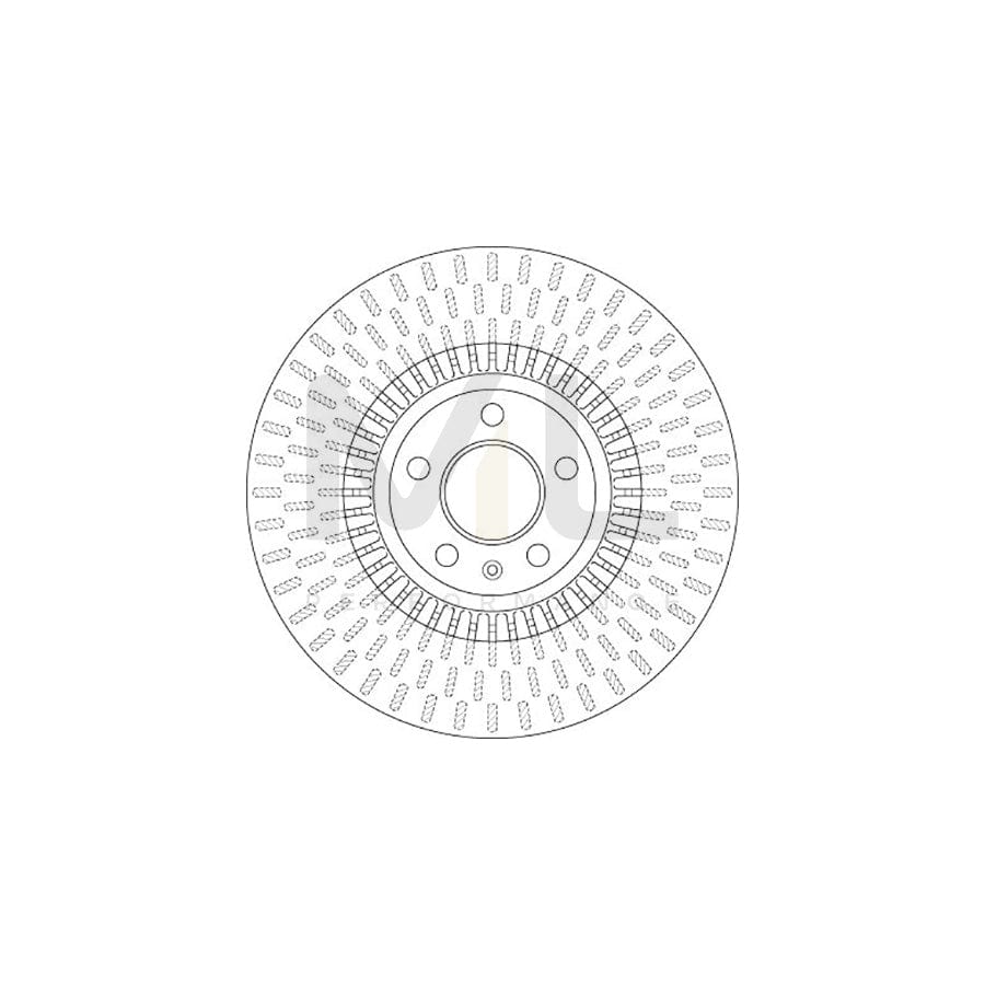 TRW DF6216 Brake Disc Vented, Painted - 1 piece