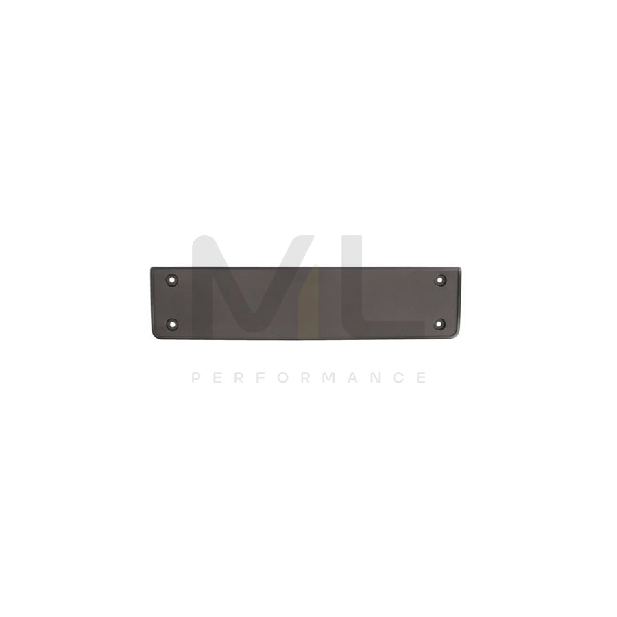 BLIC 5703-05-9547920P Number plate holder for VW PASSAT Front, Black, frameless
