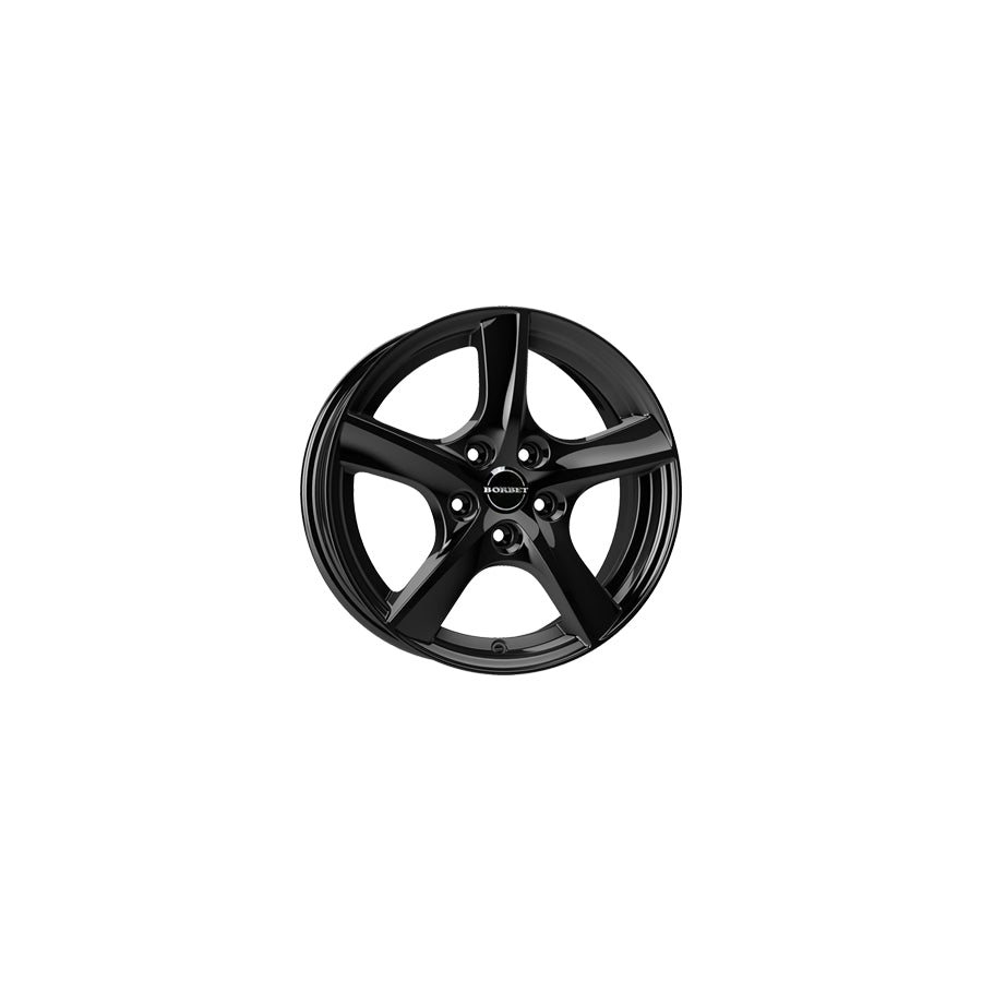 Borbet TL 5.5x15 ET46 TL 55546112566,6BG/T Glossy Black Wheel