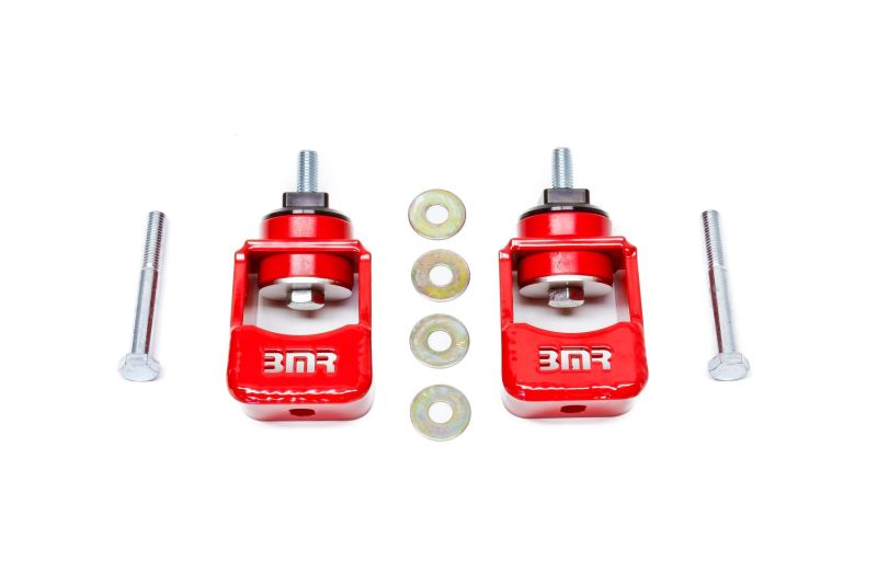 BMR Suspension BMR 10-15 5th Gen Camaro Motor Mount Kit (Polyurethane) - Red (Spacers Not Included)