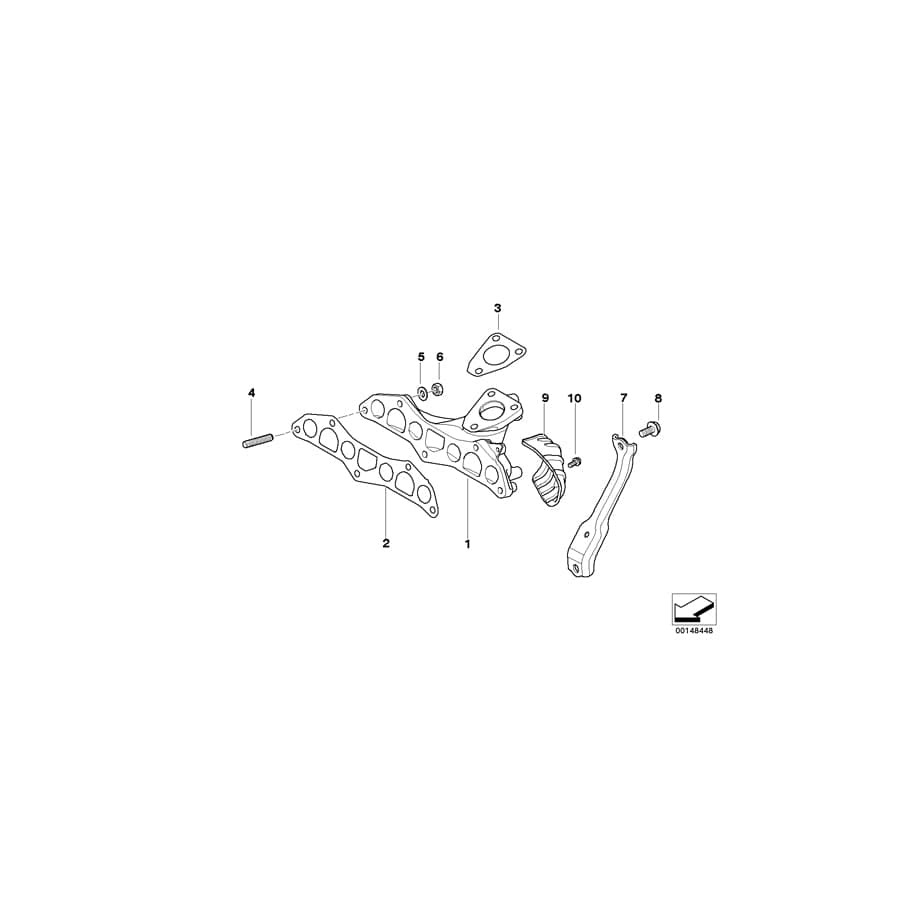 Genuine BMW 11657799435 R50 Gasket (Inc. One D)