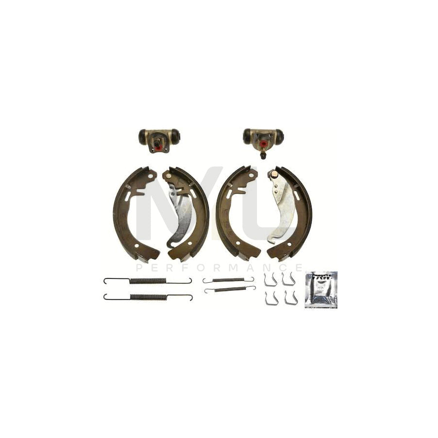 TRW Brake Kit BK1602 Brake Shoe Set with wheel brake cylinder