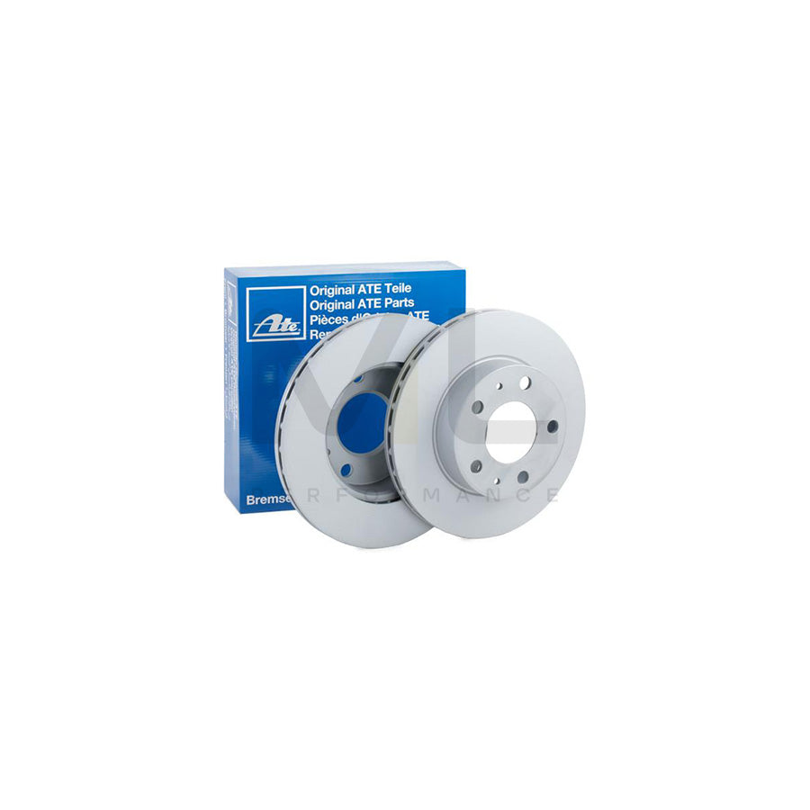 ATE 24.0124-0138.1 Brake Disc Vented, Coated - 1 piece