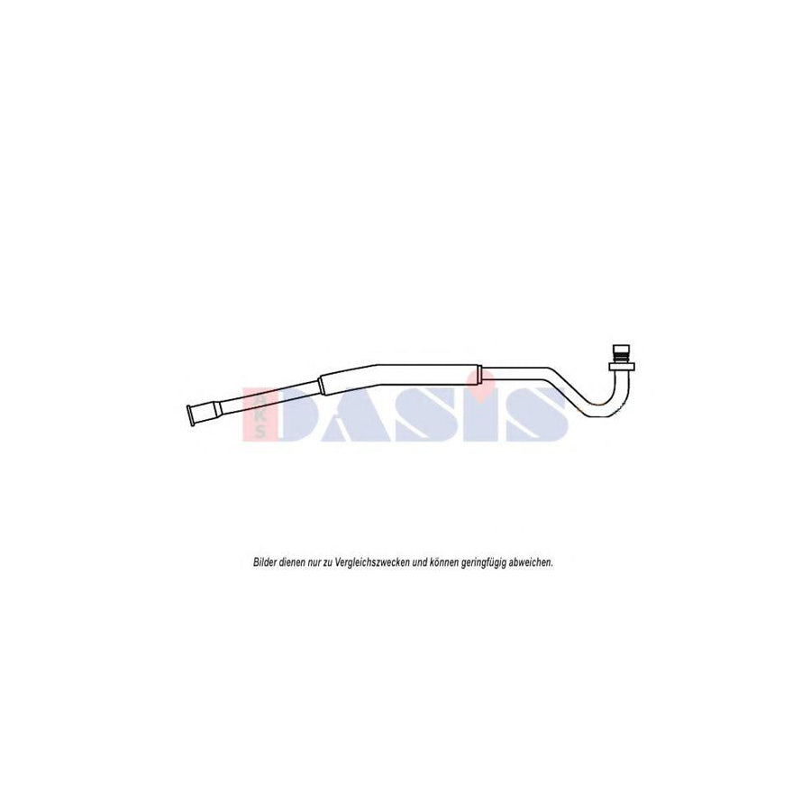 AKS Dasis 885824N High- / Low Pressure Line, Air Conditioning for Ford Mondeo