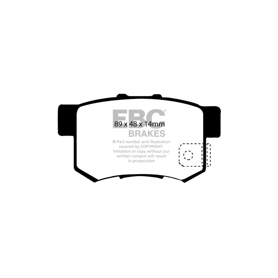 EBC PDKR951 Honda Integra Ultimax Rear Brake Pad & Plain Disc Kit - Akebono Caliper 2 | ML Performance UK Car Parts
