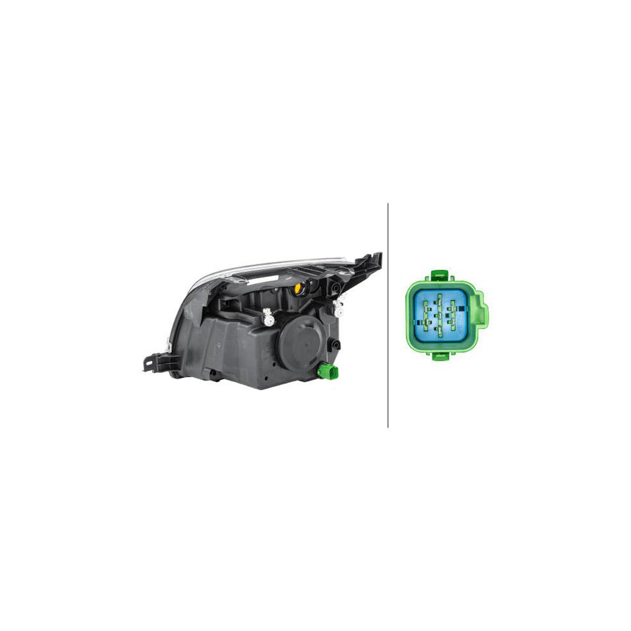 Hella 1LD 247 026-281 Headlight For Ford Fusion Estate (JU2)