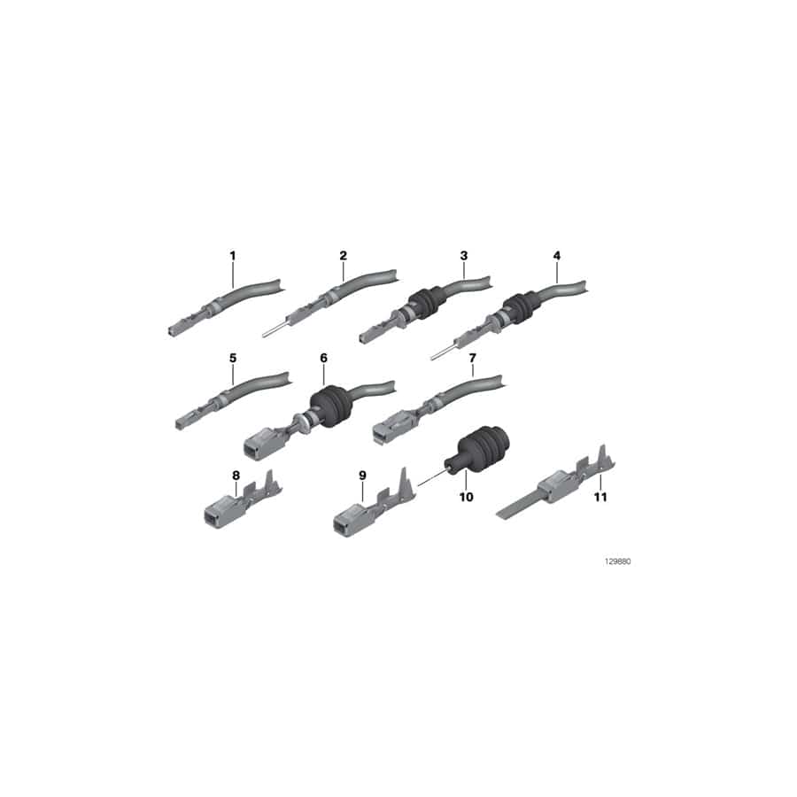 Genuine BMW Mini 61138372638 E53 E71 E83 Single Conductor Seal 2,5- 4,0 mm² (Inc. X1 20iX & X3)
