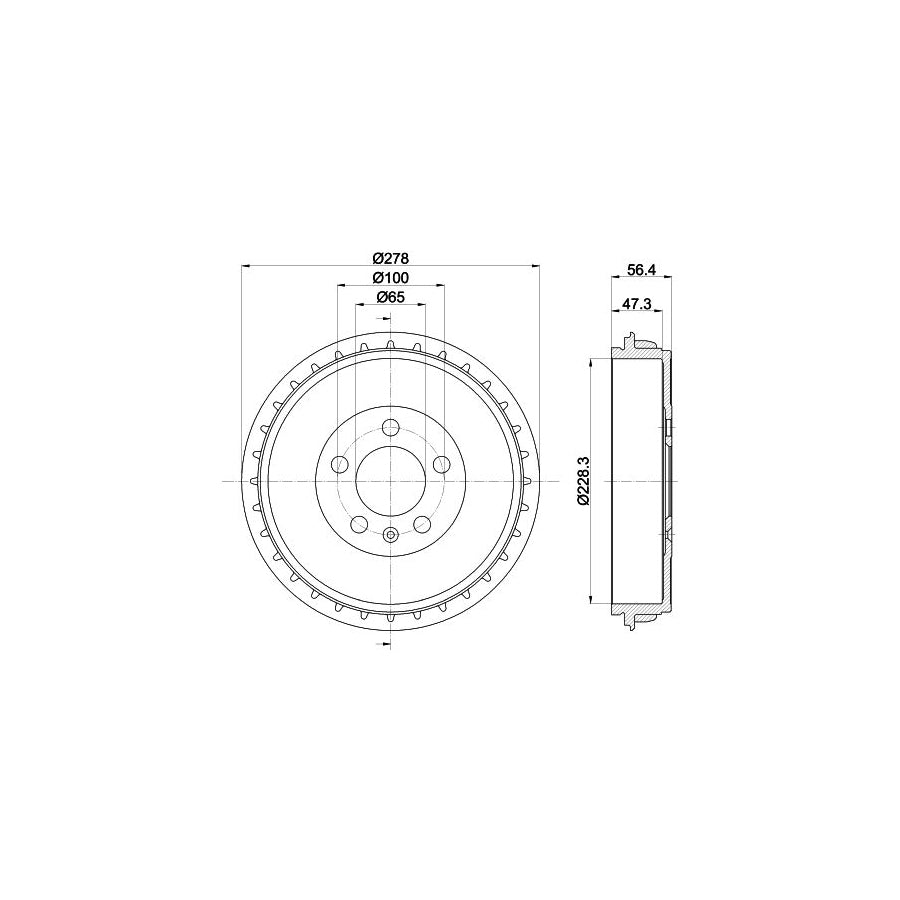 Hella 8MP 376 804-691 Water Pump For Renault Safrane I Phase 1 Hatchback (B54)