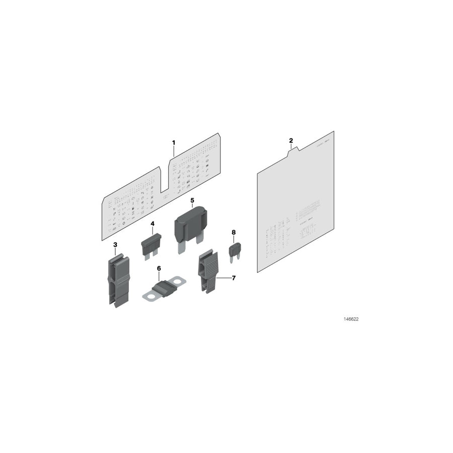 Genuine BMW Mini 61136917400 E53 F34 Fuse Mini, Rosa 4A (Inc. i3s 120Ah Rex)