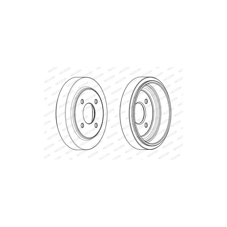 Ferodo FSL222 Brake Pad Set Fuse+ Technology, Not Prepared for Wear Indicator