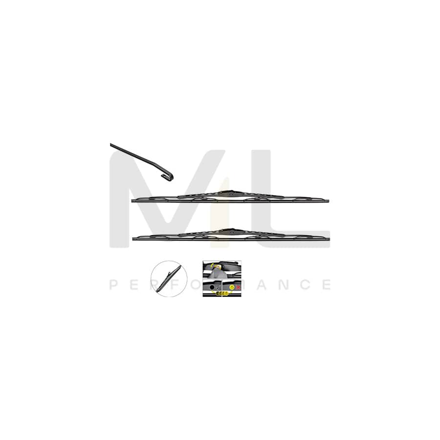 Valeo Silencio Specific Wiper Blade Set Vm218 Front