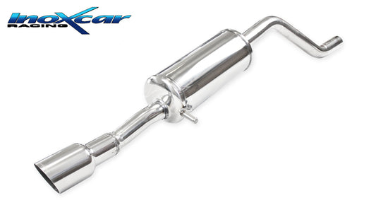 InoXcar PE208.13.90R PEUGEOT 208 MK2 1.2 (75cv) Rear Silencer With End Pipe Diam. 90 Racing 1 | ML Performance UK Car Parts
