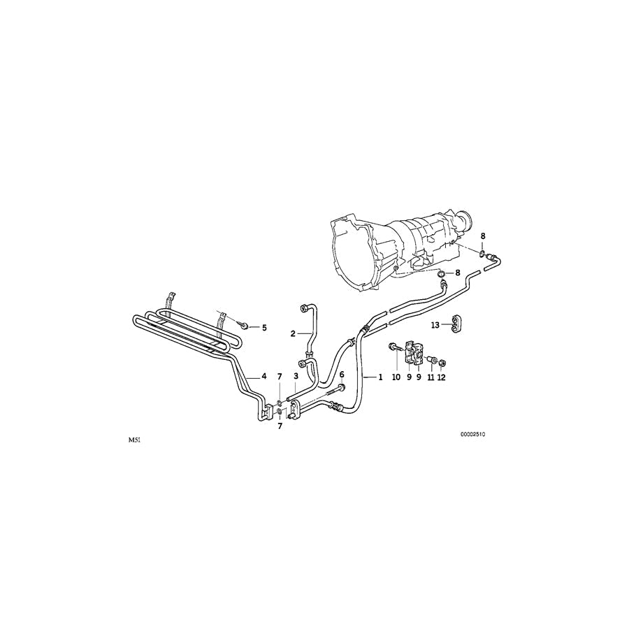 Genuine BMW 17111712568 E34 E67 E66 Hex Bolt M8X30-Z3 (Inc. 735i, 745LiS & 730iL)