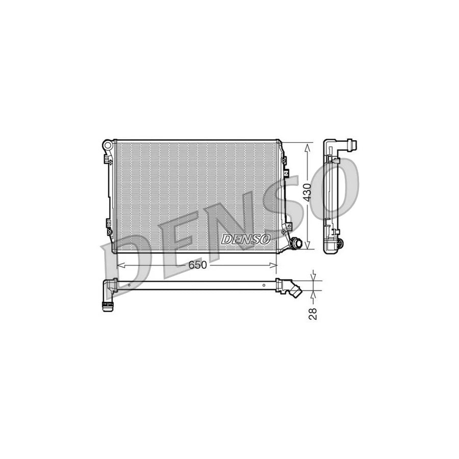 DENSO DRM32037 Engine Radiator