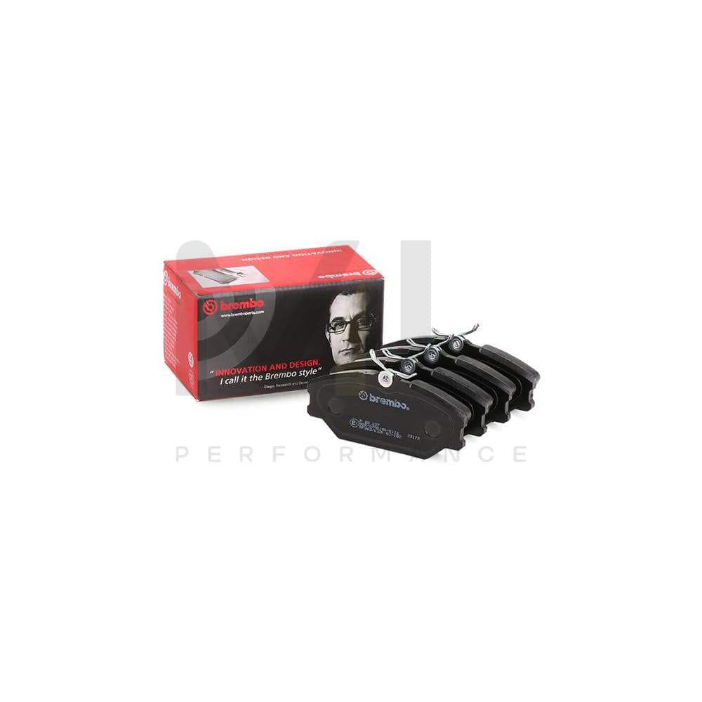 Brembo P 68 027 Brake Pad Set Excl. Wear Warning Contact, With Brake Caliper Screws