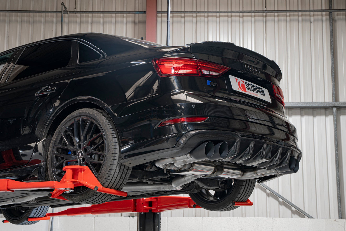 Scorpion SAUS096C Audi S3 8V Non-Resonated Cat/Gpf-Back System With Valves | ML Performance UK UK