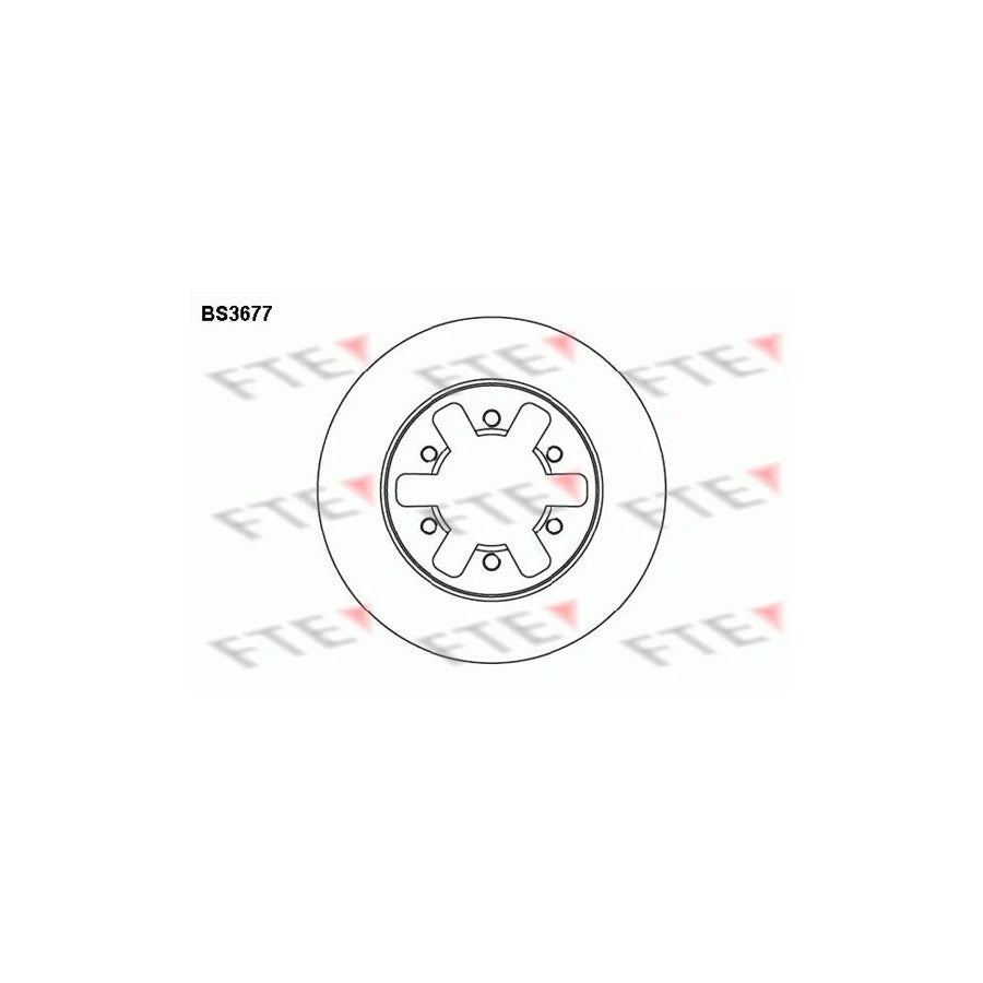 FTE Bs3677 Brake Disc for Nissan Pick Up