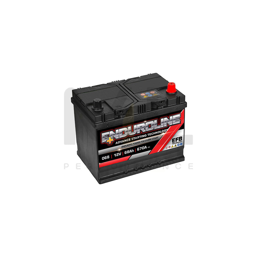 Enduroline 068 EFB Start Stop Car Battery 68Ah