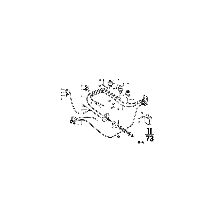 Genuine BMW 07119936107 E21 Tooth Washer A5,1 (Inc. 1502)