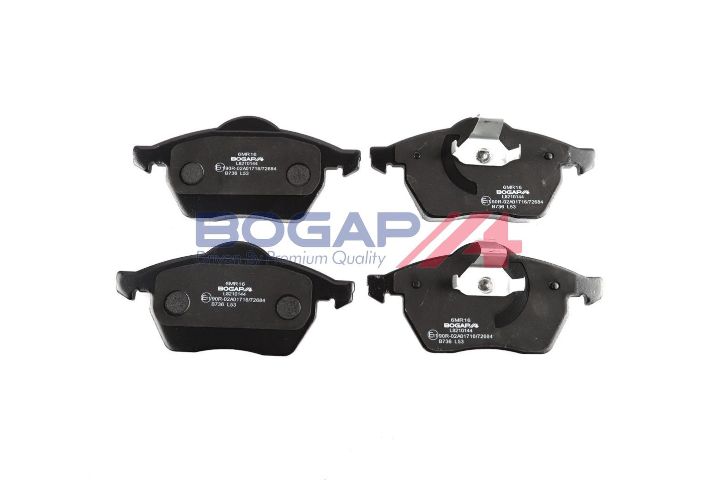 BOGAP L8210144 Brake Pad Set, Disc Brake | ML Performance Car Parts