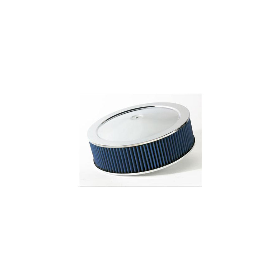 aFe 18-21402 14 IN OD x 4 H IN w/ Expanded Metal and Chrome Pans Round Racing Air Filter