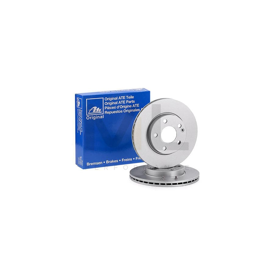 ATE 24.0122-0232.1 Brake Disc Vented, Coated, Alloyed / High-carbon, with bolts/screws - 1 piece