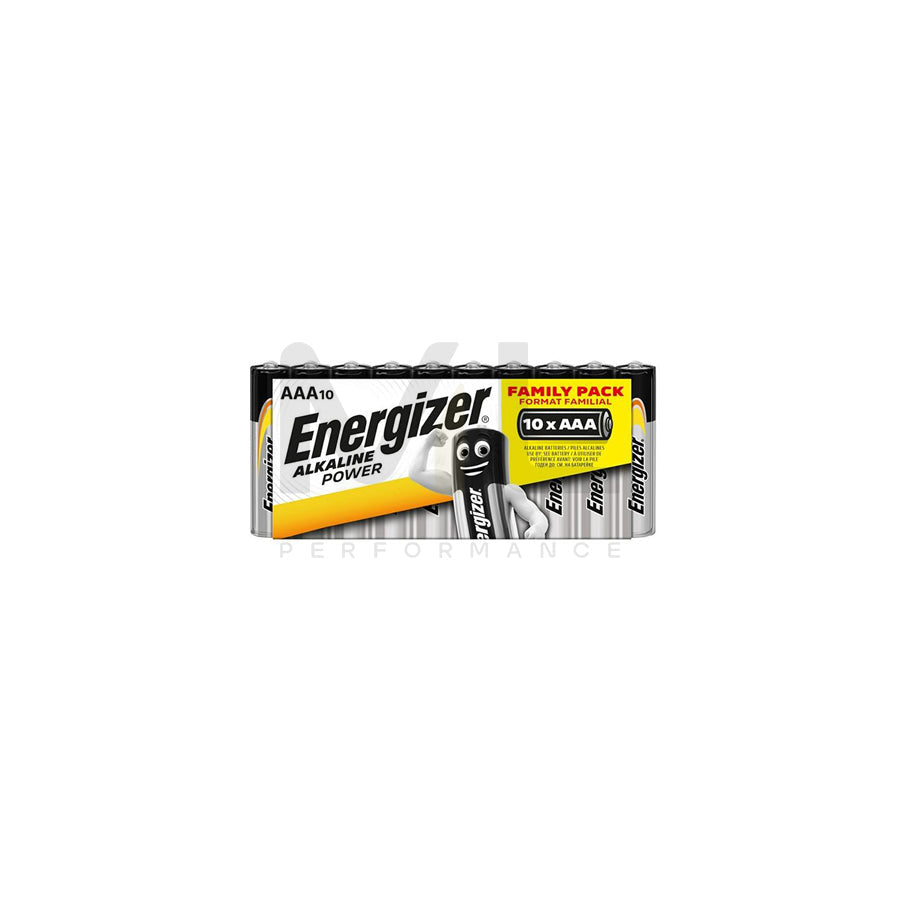 ENERGIZER AAA (LR03), Family Pack E300171802 Battery 1.5V, standard, 10