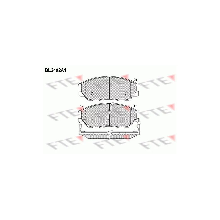 FTE 9010764 Brake Pad Set