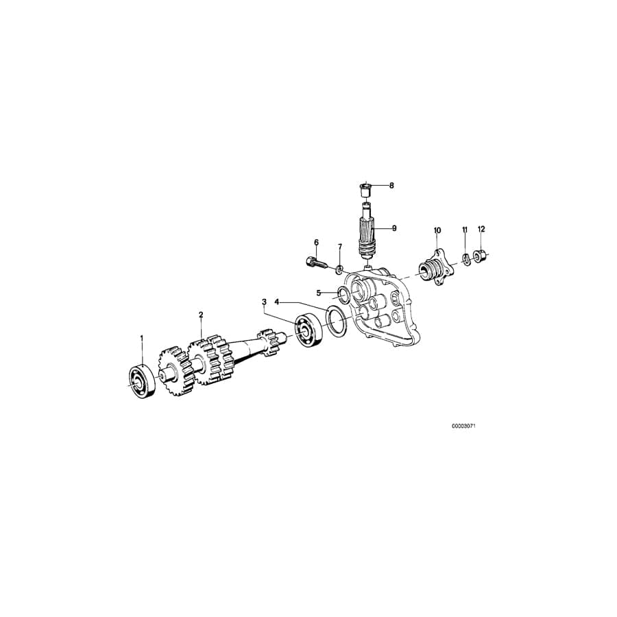 Genuine BMW 23211230057 Drive Flange (Inc. R60/5, R75/5 & R50/5)