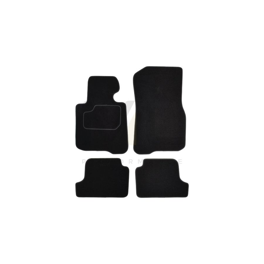 MAMMOOTH A041 BM23 PRM 01 Floor mat set for BMW 2 Coupe (F22, F87) Textile, Front and Rear, Quantity: 4, Black