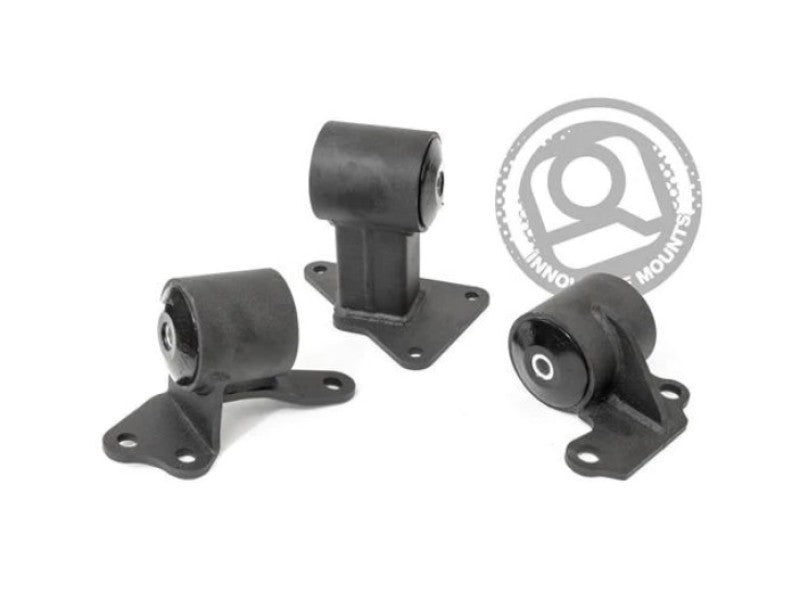 Innovative Mounts Innovative 94-97 Accord H/F Series Black Steel Mounts 85A Bushings (Auto Trans)