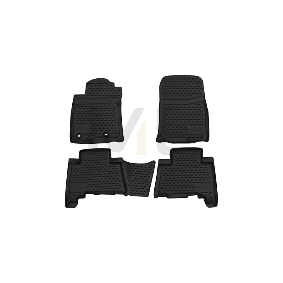 WALSER Tailored, XTR 75133 Floor mat set Elastomer, Front and Rear